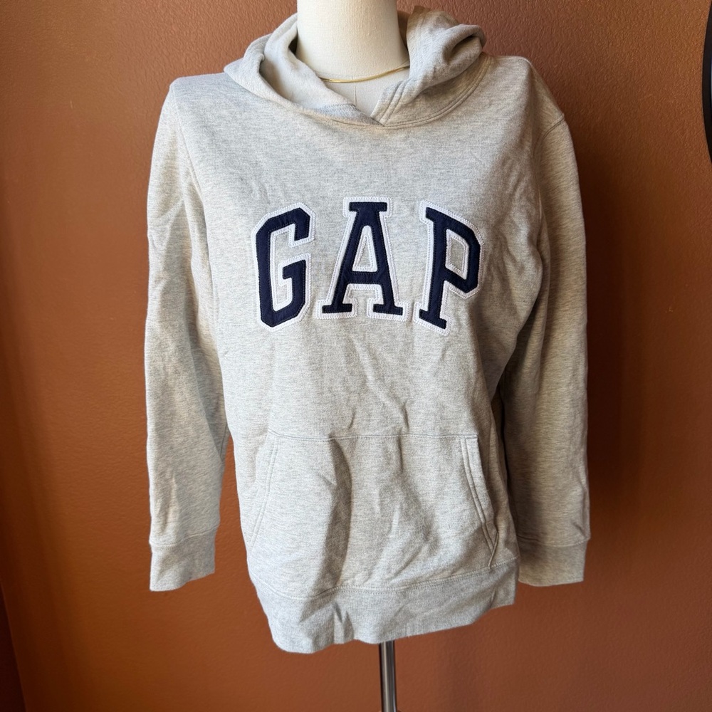 GAP Light Gray Cotton Blend Hoodie